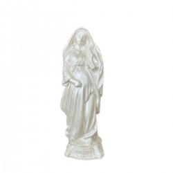 Nossa Senhora Grávida de 20CM branca perolada