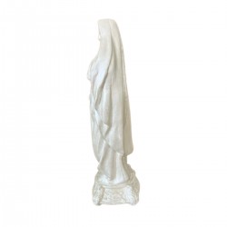 Nossa Senhora Grávida de 20CM branca perolada