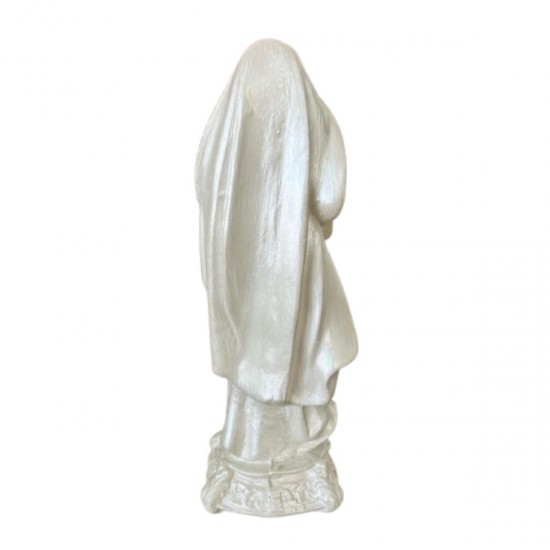 Nossa Senhora Grávida de 20CM branca perolada Nossa Senhora Grávida de 20CM branca perolada