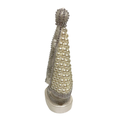 Nossa Senhora Aparecida 17cm Pérolas